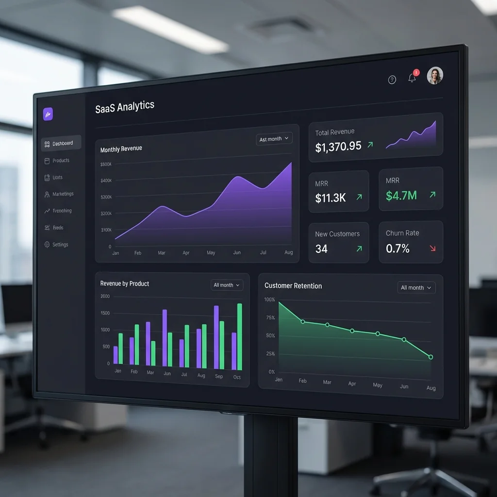 Dashboard de automação para imobiliárias
